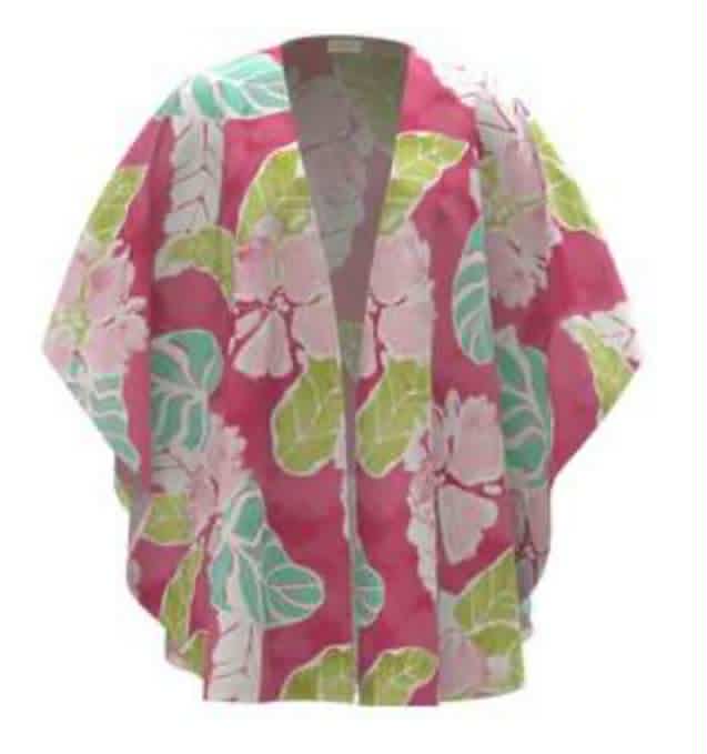 Pearl Kimono Wrinkle Resistant